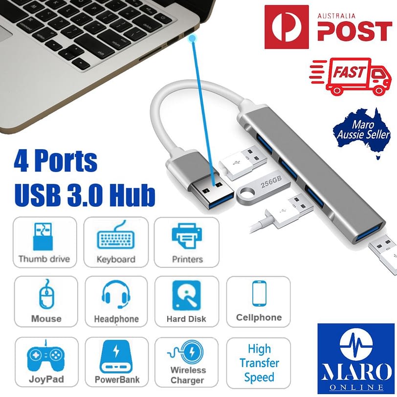 A809 4 Ports USB Hub Detail 01
