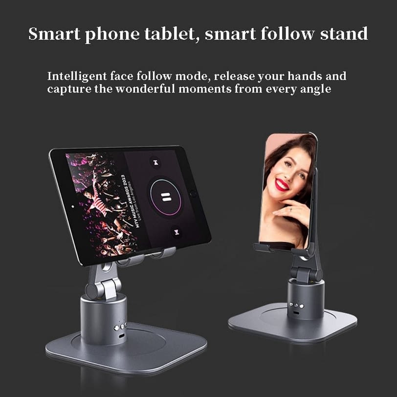 S3 BK Smart Phones Tablets stand with Auto AI Face Tracking 14
