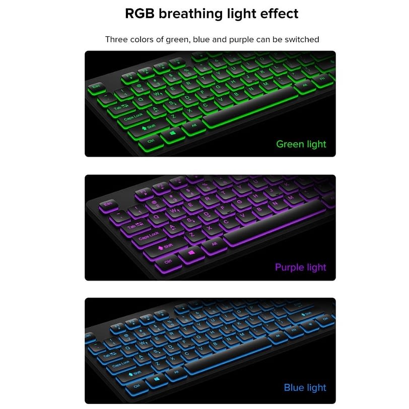 Altec Lancing ALGC8264 Wired Keyboard and Mouse Combo RGB